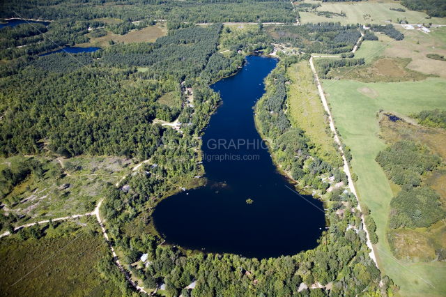 Little Long Lake in Osceola County, Michigan